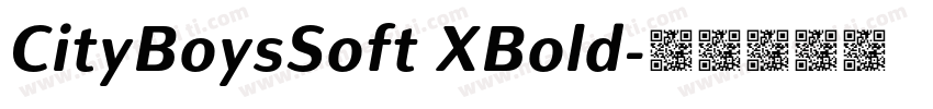 CityBoysSoft XBold字体转换